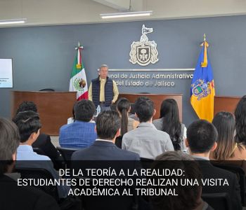 DE LA TEORÍA A LA REALIDAD: ESTUDIANTES DE DERECHO REALIZAN UNA VISITA ACADÉMICA AL TRIBUNAL
