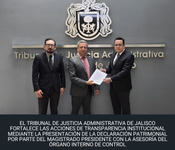 INVITA TRIBUNAL A CUMPLIR CON LA DECLARACIÓN PATRIMONIAL 